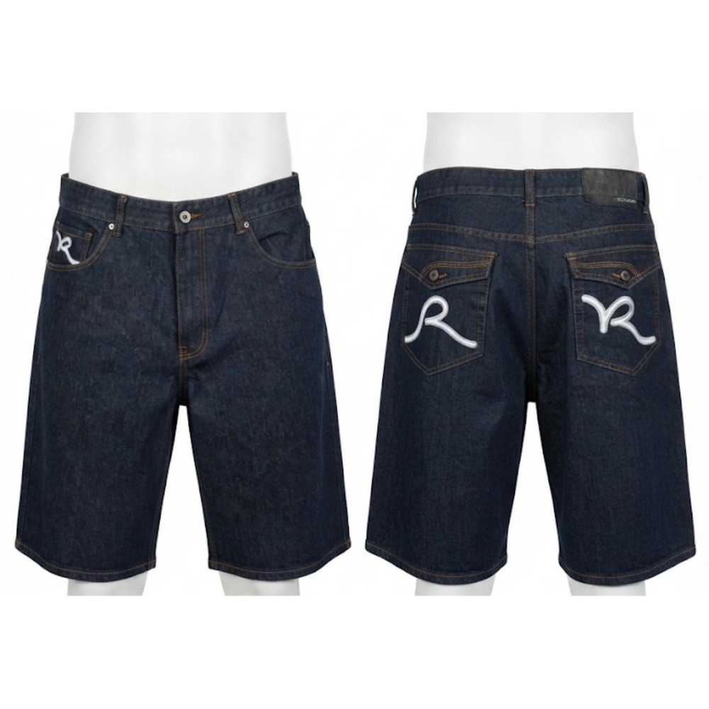 Vtg Y2K Rocawear Denim Jorts Skater Baggy Jean Shorts Men's Size 42 Indigo Blue